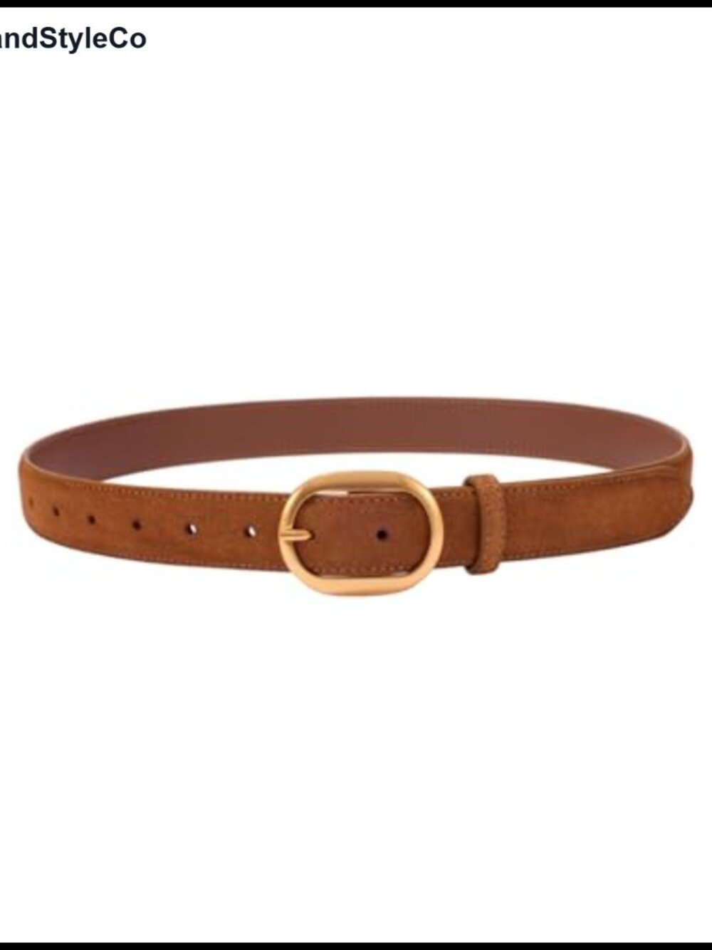Wide Suede Belt Buckle Leather Casual Waist